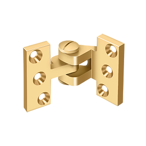 Solid Brass Intermediate Hinge by Deltana -  - PVD Polished Brass - New York Hardware