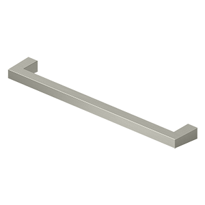  Sqaure Heavy Duty Bar Pull by Deltana - 8" - Brushed Nickel - New York Hardware