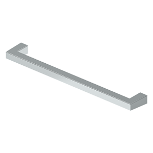  Sqaure Heavy Duty Bar Pull by Deltana - 8" - Polished Chrome - New York Hardware