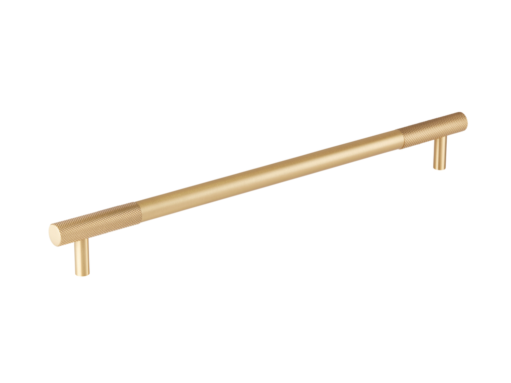 MIX Diamond Knurled Appliance Pull Handle by Armac Martin - 608mm - Satin Brass Satin lacquered