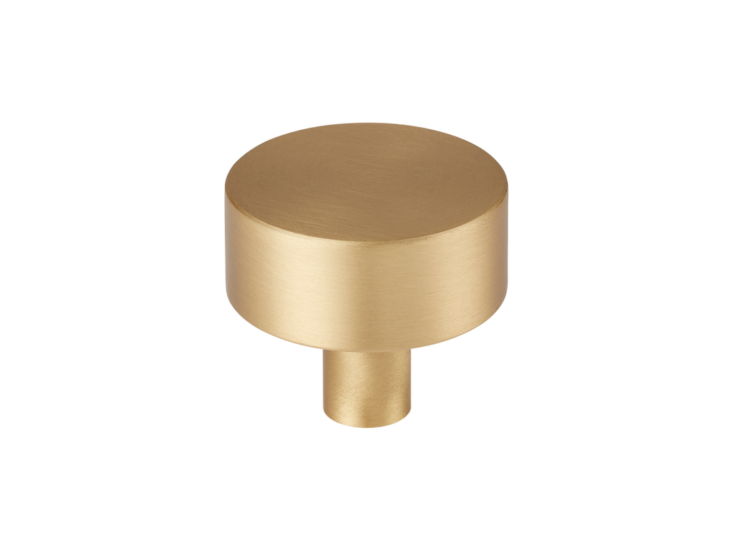 MIX Plain Cabinet Knob by Armac Martin - 32mm - Satin Brass Satin lacquered