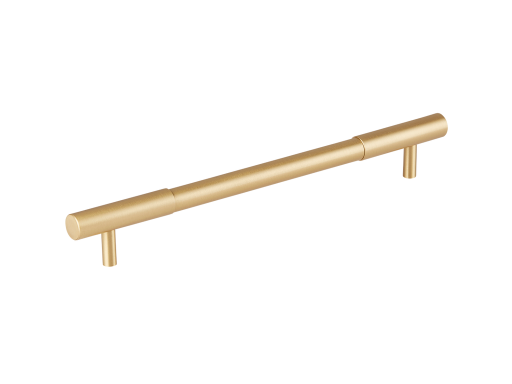 MIX Plain Pull Handle by Armac Martin - 224mm - Satin Brass Satin lacquered