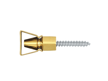 Shutter Door Holder, 1 1/4" - PVD - Polished Brass - New York Hardware Online