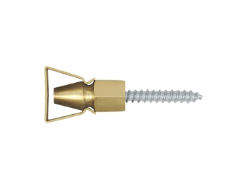 Shutter Door Holder, 1 1/4" - Polished Brass - New York Hardware Online