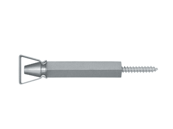 Shutter Door Holder, 3 1/4" - Brushed Chrome - New York Hardware Online