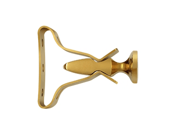 Shutter Door Holder, 2 3/4" - PVD - Polished Brass - New York Hardware Online