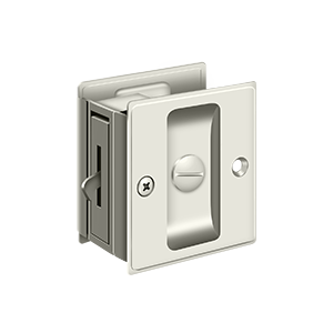 Privacy Pocket Lock by Deltana -  - Polished Nickel - New York Hardware