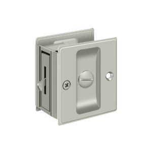 Privacy Pocket Lock by Deltana -  - Brushed Nickel - New York Hardware