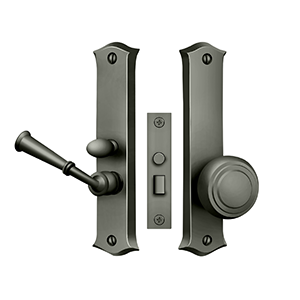 Classic Mortise Storm Door Latch by Deltana -  - Antique Nickel - New York Hardware