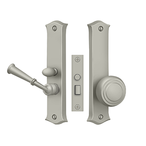 Classic Mortise Storm Door Latch by Deltana -  - Brushed Nickel - New York Hardware