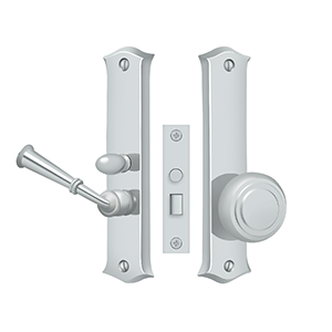 Classic Mortise Storm Door Latch by Deltana -  - Polished Chrome - New York Hardware