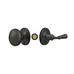 Round Tubular Storm Door Latch by Deltana -  - Oil Rubbed Bronze - New York Hardware