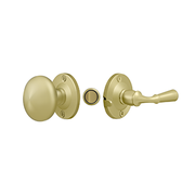 Round Tubular Storm Door Latch by Deltana -  - Polished Brass - New York Hardware