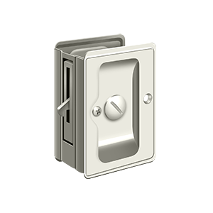 Heavy Duty Privacy Adjustable Pocket Lock by Deltana -  - Polished Nickel - New York Hardware
