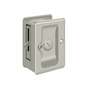 Heavy Duty Privacy Adjustable Pocket Lock by Deltana -  - Brushed Nickel - New York Hardware