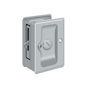 Heavy Duty Privacy Adjustable Pocket Lock by Deltana -  - Brushed Chrome - New York Hardware