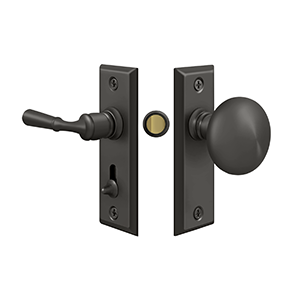 Rectangle Tubular Storm Door Latch by Deltana -  - Oil Rubbed Bronze - New York Hardware