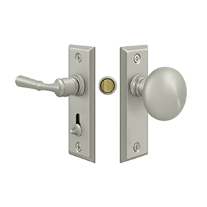 Rectangle Tubular Storm Door Latch by Deltana -  - Brushed Nickel - New York Hardware