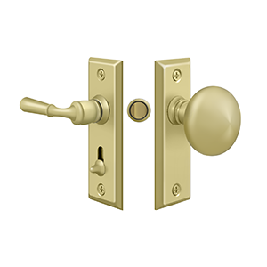 Rectangle Tubular Storm Door Latch by Deltana -  - Polished Brass - New York Hardware