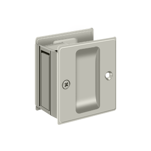 Passage Pocket Lock by Deltana -  - Brushed Nickel - New York Hardware
