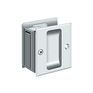 Passage Pocket Lock by Deltana -  - Polished Chrome - New York Hardware