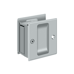 Passage Pocket Lock by Deltana -  - Brushed Chrome - New York Hardware