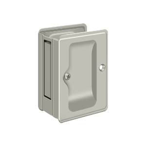 Heavy Duty Passage Adjustable Pocket Lock by Deltana -  - Brushed Nickel - New York Hardware