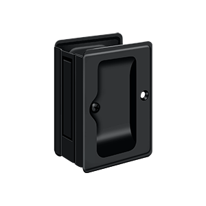 Heavy Duty Passage Adjustable Pocket Lock by Deltana -  - Paint Black - New York Hardware