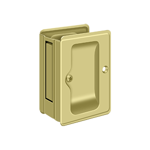 Heavy Duty Passage Adjustable Pocket Lock by Deltana -  - Polished Brass - New York Hardware