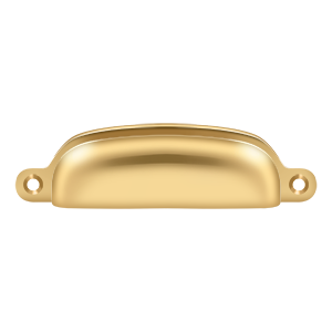 Exposed Screw Shell Pull by Deltana -  - PVD Polished Brass - New York Hardware