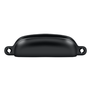 Exposed Screw Shell Pull by Deltana -  - Paint Black - New York Hardware