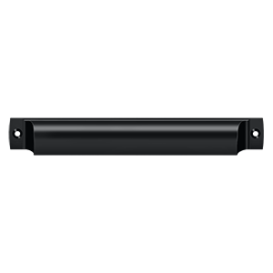 Rectangle Shell Pull by Deltana - 7" - Paint Black - New York Hardware