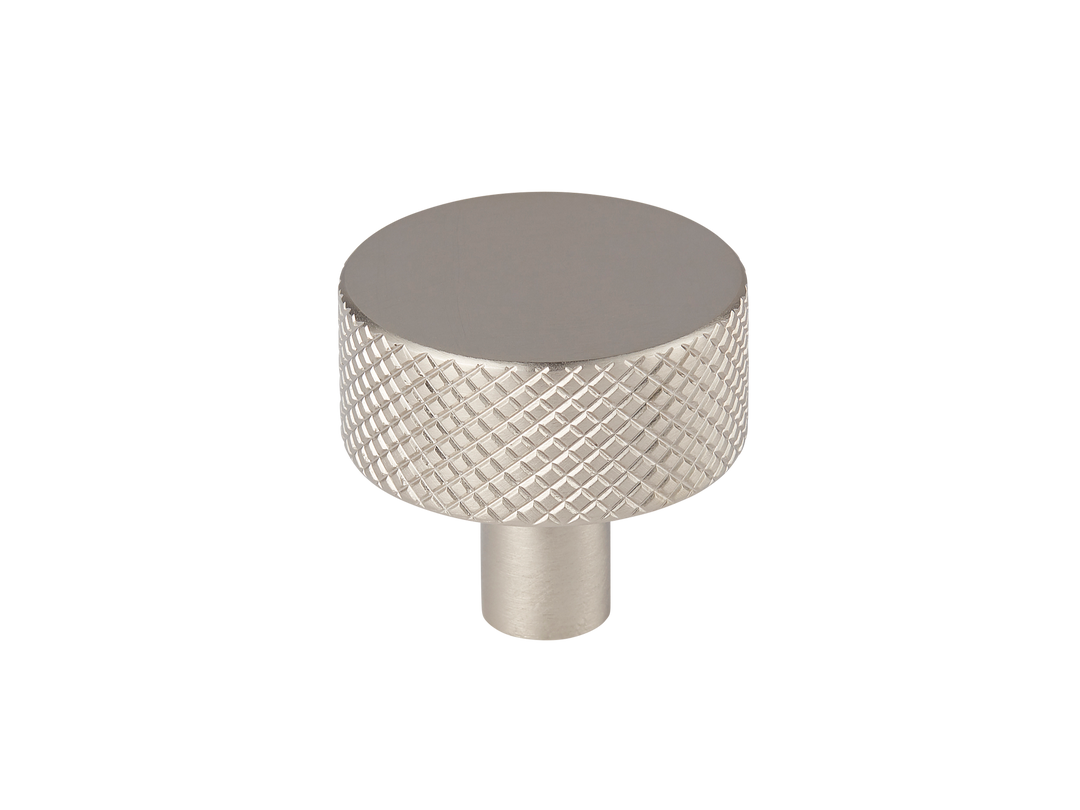 MIX Diamond Knurled Cabinet Knob by Armac Martin - 32mm - Satin Nickel Plate