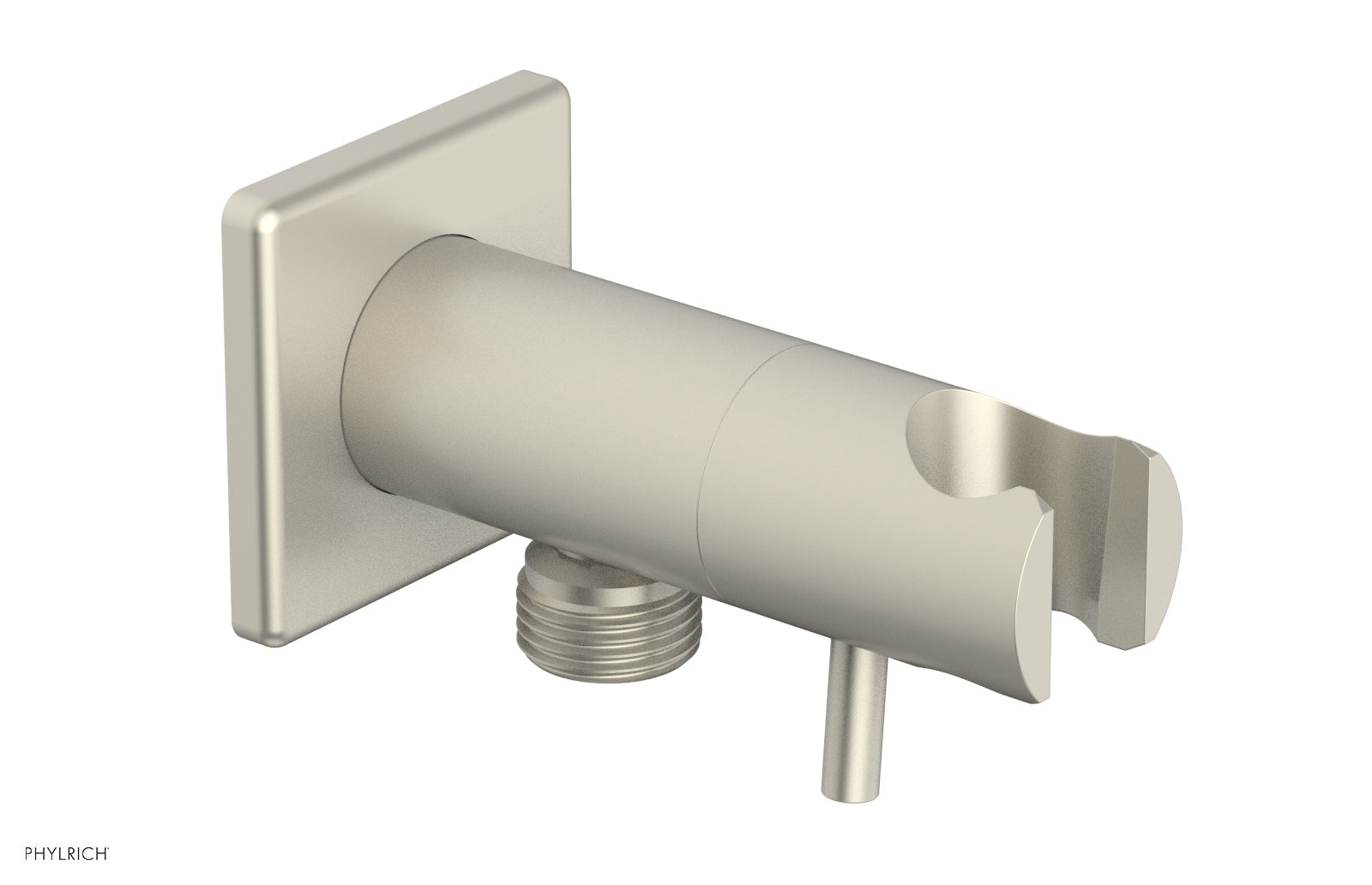 Hand Shower Outlet Supply and Holder by Phylrich - Burnished Nickel