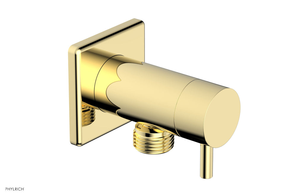 Hand Shower Outlet Supply by Phylrich - Polished Brass