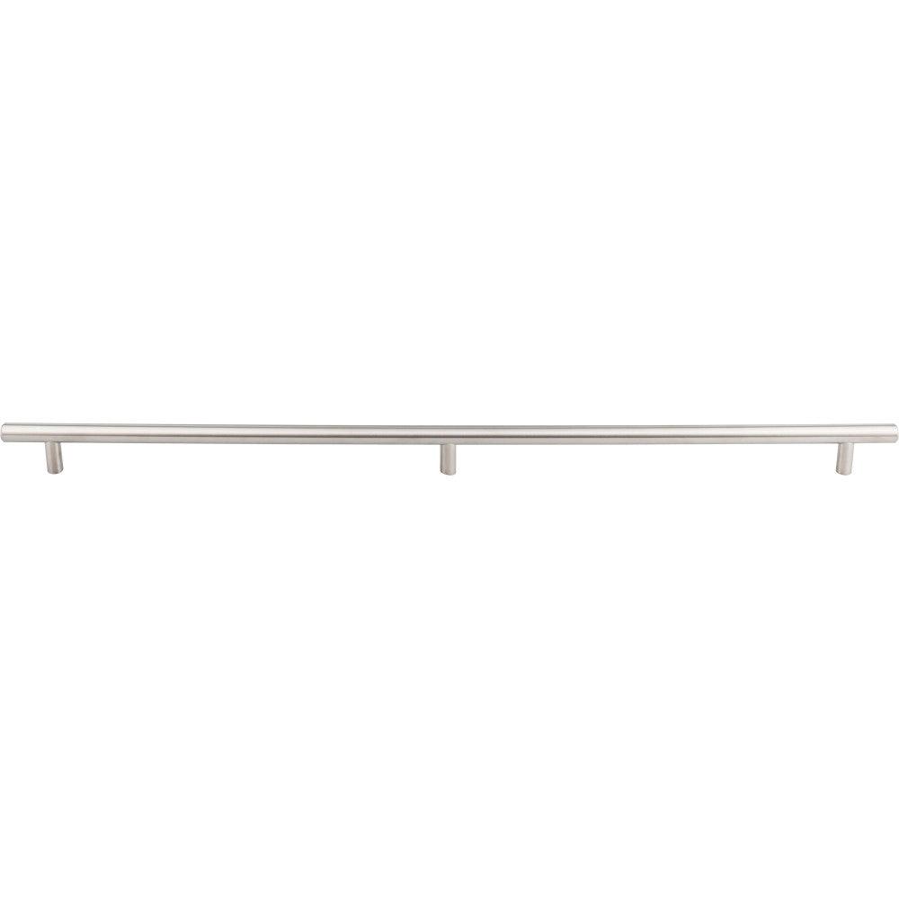 Solid Bar-Pull by Top Knobs - Brushed Stainless Steel - New York Hardware