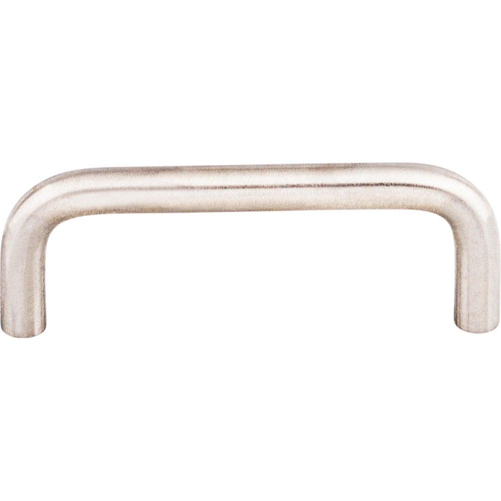 Stainless Steel Bent Bar Pull 8mm by Top Knobs  - Brushed Stainless Steel - 3" - New York Hardware