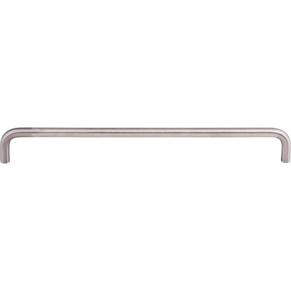 Stainless Steel Bent Bar Pull 8mm by Top Knobs  - Brushed Stainless Steel - 8-13/16" - New York Hardware