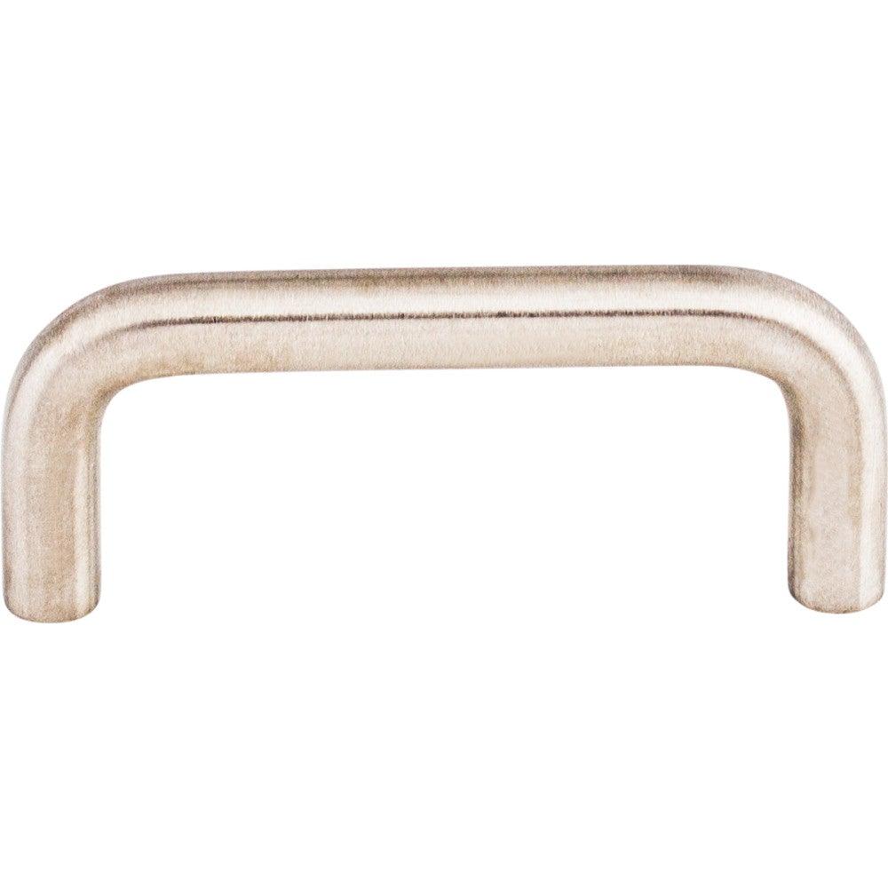 Stainless Steel Bent Bar Pull 10mm by Top Knobs  - Brushed Stainless Steel - 3" - New York Hardware