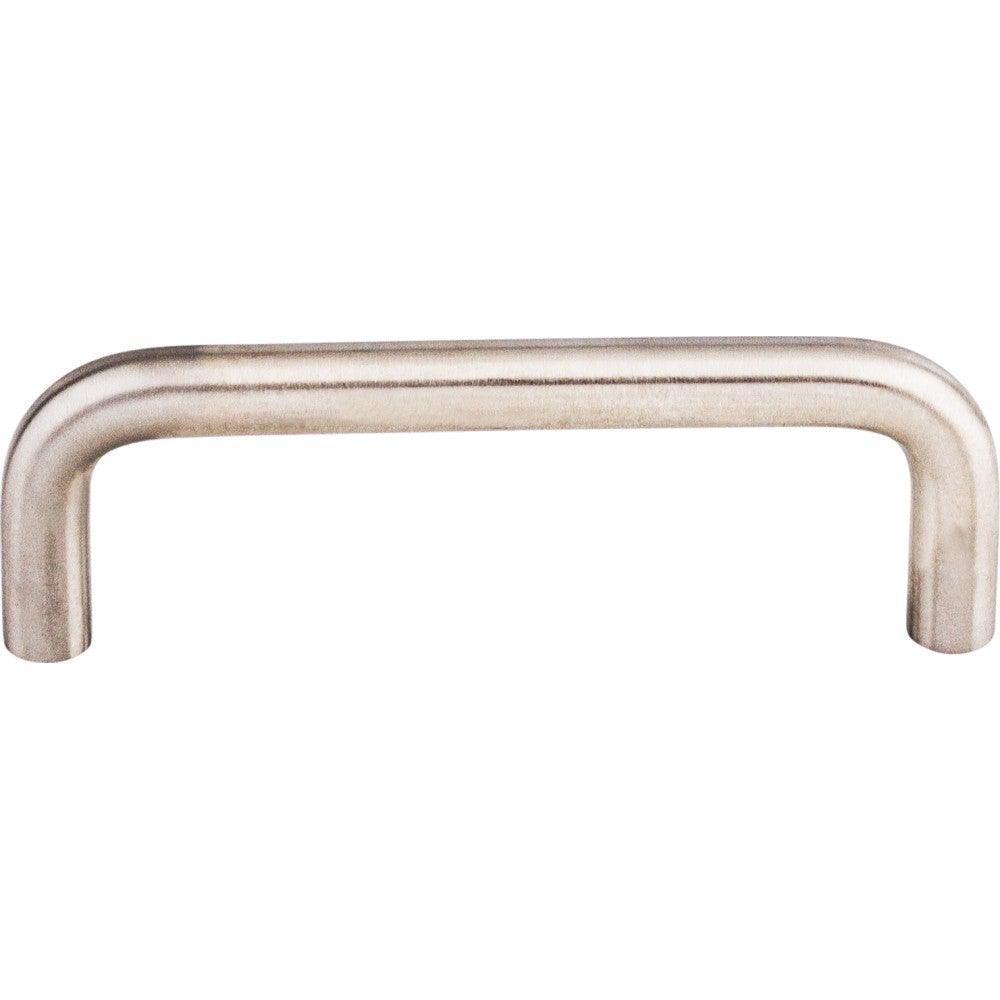 Stainless Steel Bent Bar Pull 10mm by Top Knobs  - Brushed Stainless Steel - 3-3/4" - New York Hardware
