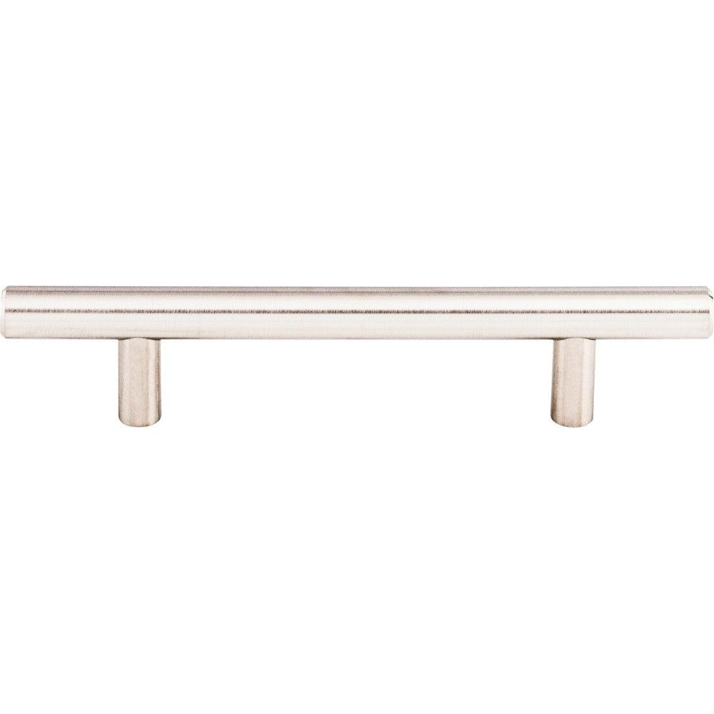 Solid Bar-Pull by Top Knobs - Brushed Stainless Steel - New York Hardware