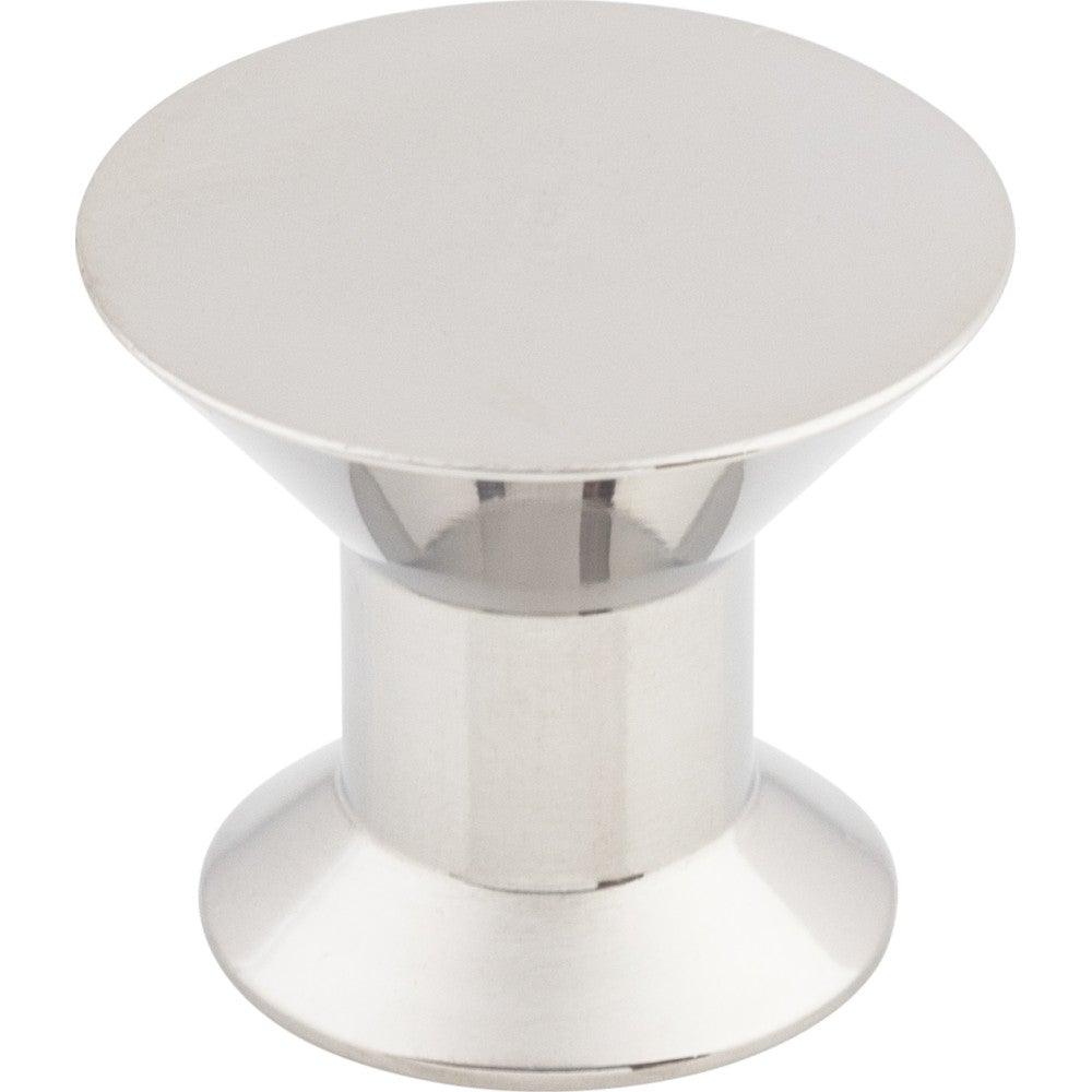 Indus Knob by Top Knobs - Polished Stainless Steel - New York Hardware
