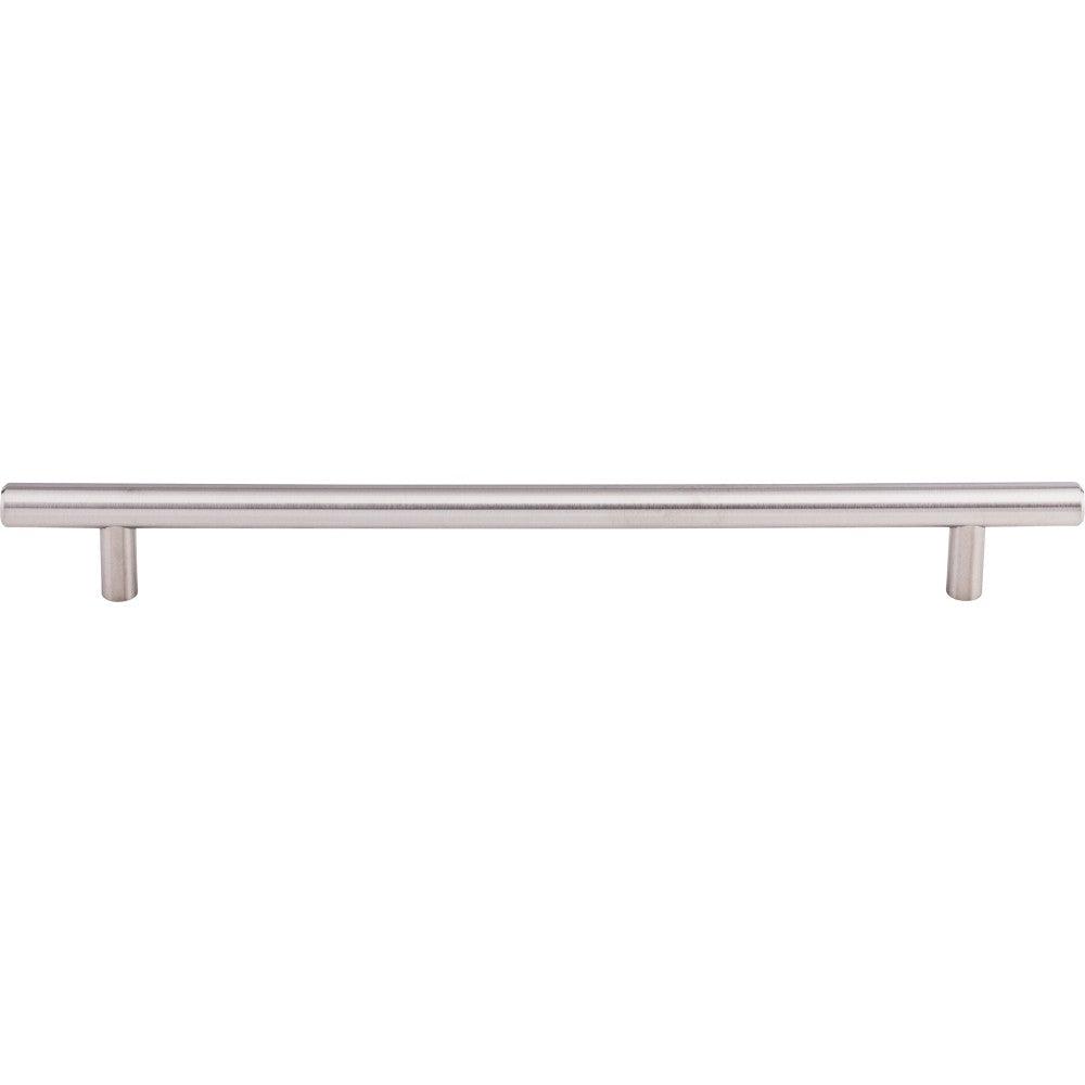 Solid Bar-Pull by Top Knobs - Brushed Stainless Steel - New York Hardware