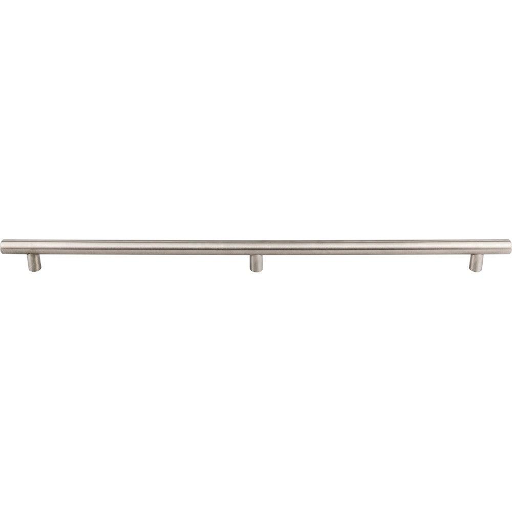 Hollow Bar-Pull by Top Knobs - Brushed Stainless Steel - New York Hardware