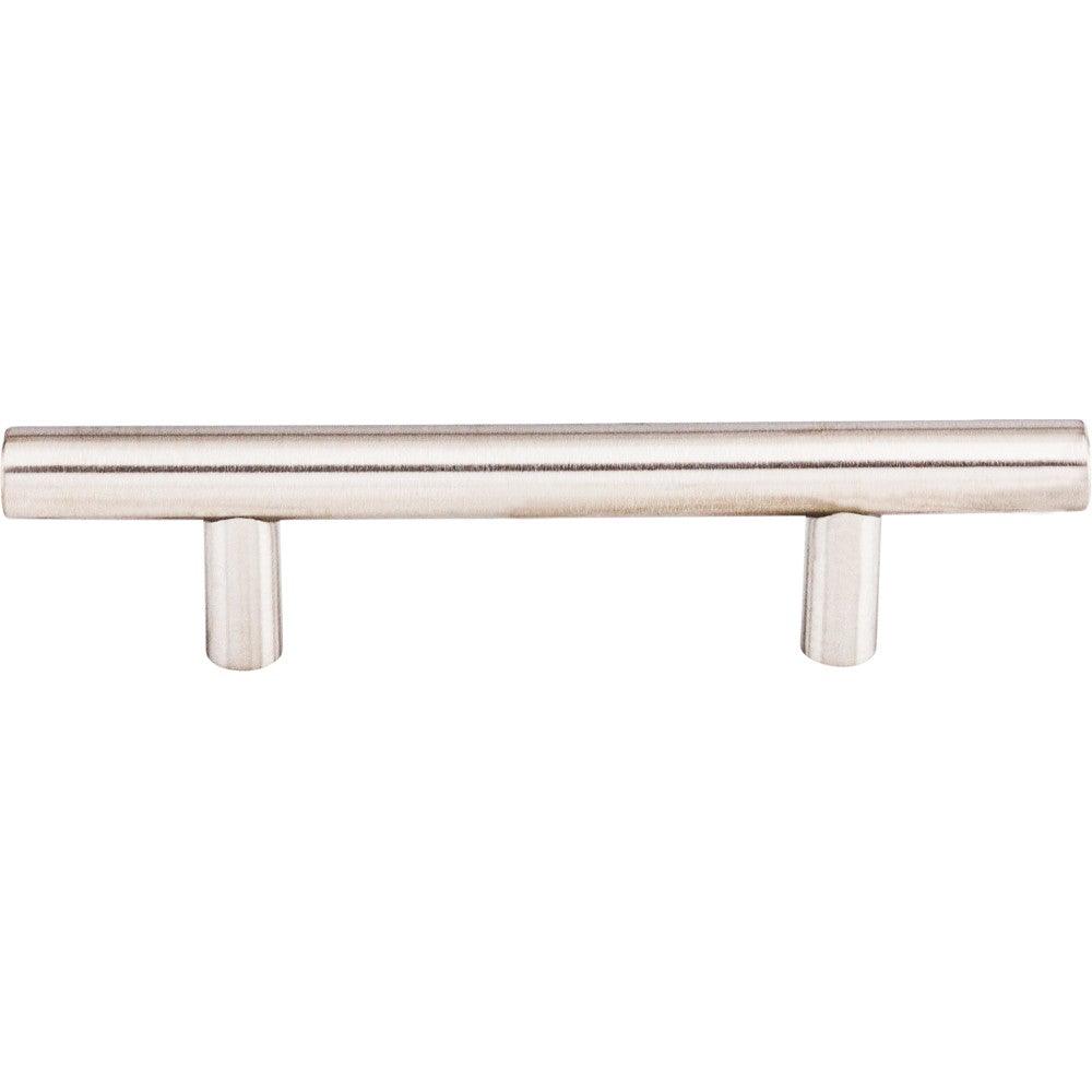 Hollow Bar-Pull by Top Knobs - Brushed Stainless Steel - New York Hardware