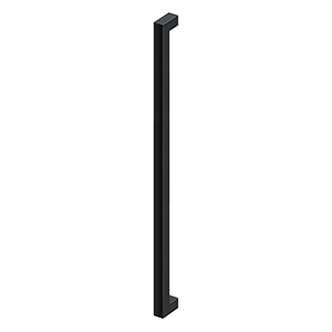 Extra Large Contemporary Pull by Deltana - 42" - Paint Black - New York Hardware