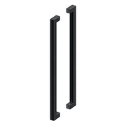 Extra Large Back-to-Back Contemporary Pull by Deltana - 36" - Paint Black - New York Hardware
