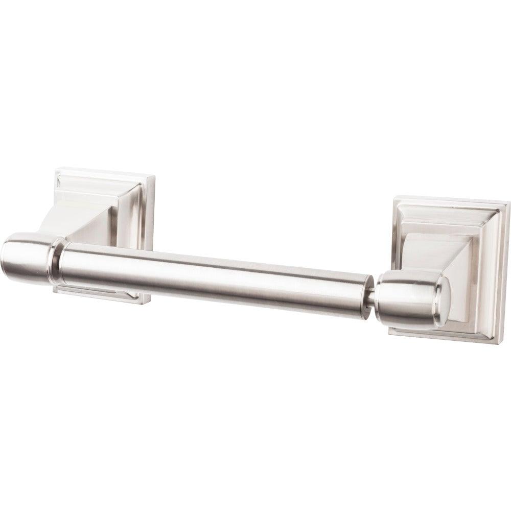 Stratton Bath Tissue Holder by Top Knobs - Brushed Satin Nickel - New York Hardware