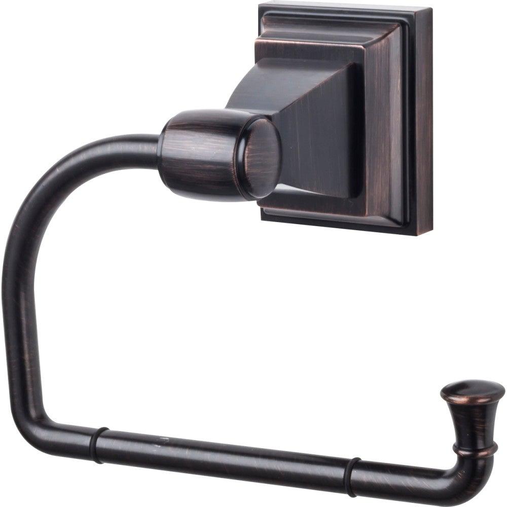 Stratton Bath Tissue Hook by Top Knobs - Tuscan Bronze - New York Hardware
