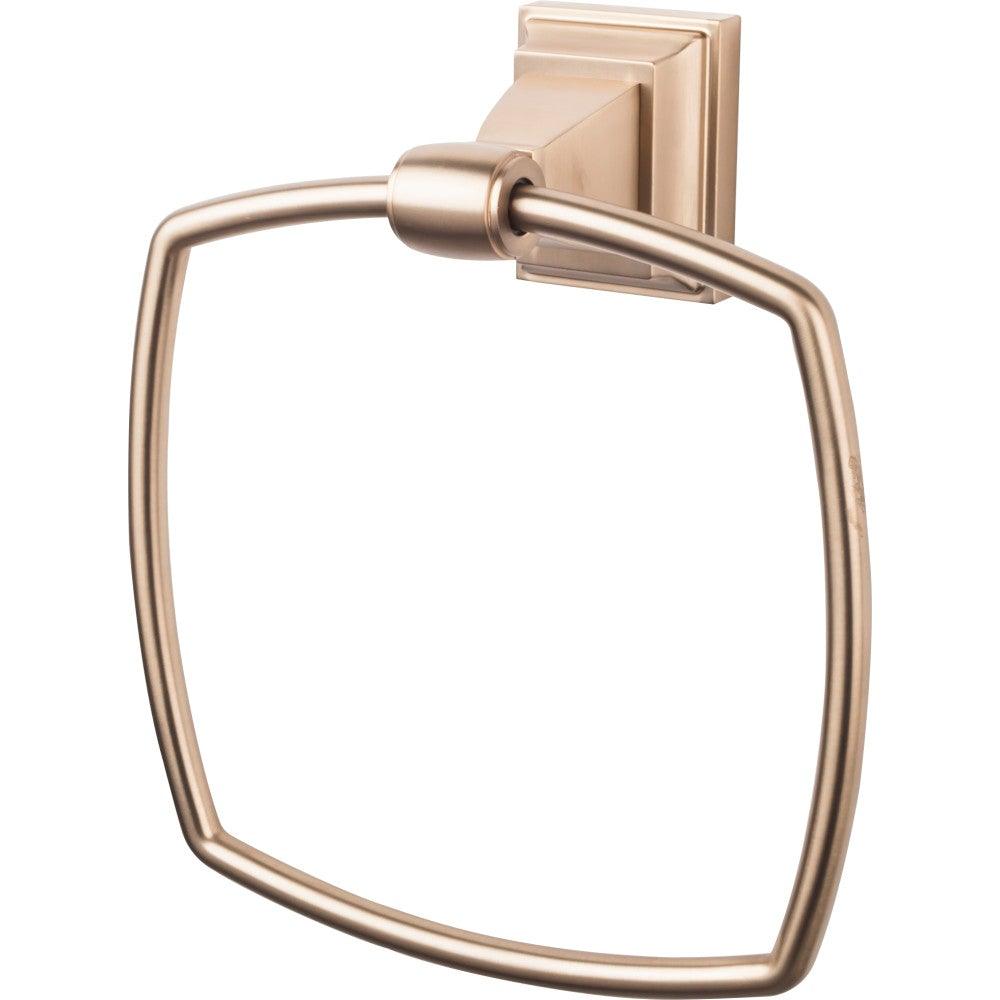 Stratton Bath Ring by Top Knobs - Brushed Bronze - New York Hardware
